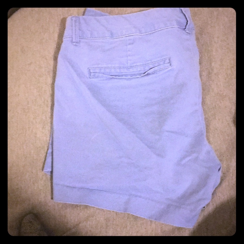Light blue shorts